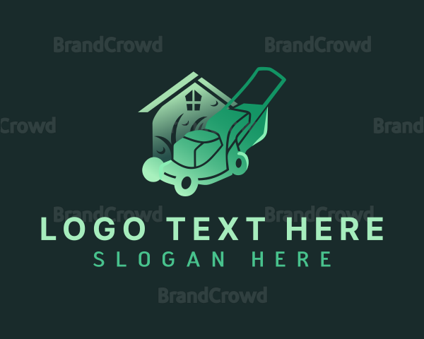 Home Lawn Mower Logo