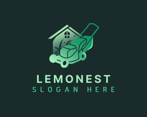 Agriculture - Home Lawn Mower logo design