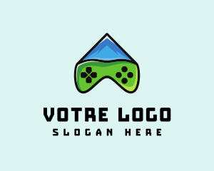 Streamer - Mountain Peak Gaming logo design