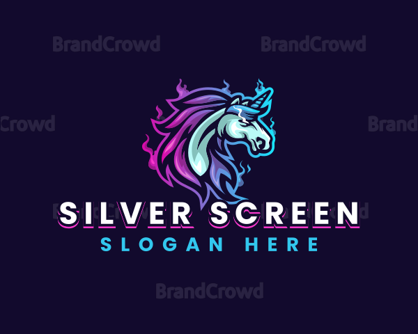 Unicorn Stallion Streamer Logo