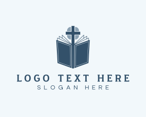 Christianity - Bible Book Fellowship logo design