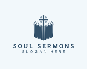 Preaching - Bible Book Fellowship logo design