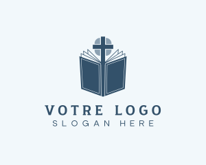 Catholic - Bible Book Fellowship logo design
