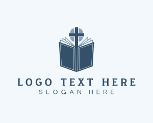Theology - Bible Book Fellowship logo design