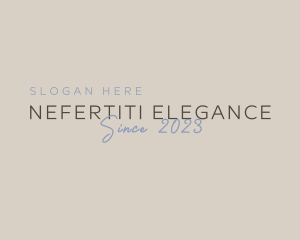 Elegant Script Entrepreneur logo design