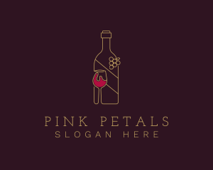 Wine Liquor Drink Logo