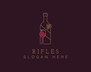 Wine Liquor Drink Logo