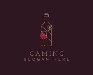 Wine Liquor Drink Logo