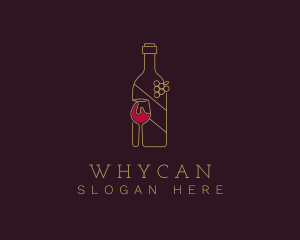 Wine Liquor Drink Logo