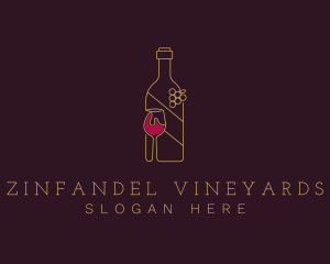 Wine Liquor Drink logo design