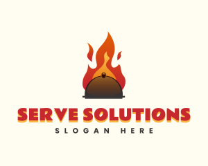 Serve - Cloche Culinary Restaurant logo design