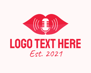 Talk - Sexy Cosmetic Podcast logo design