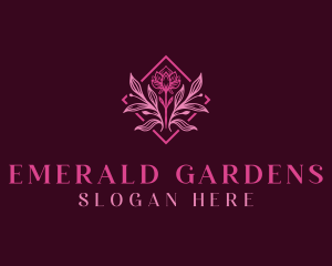 Feminine Flower Garden logo design