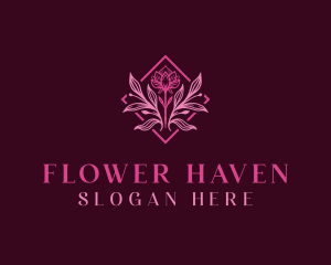 Feminine Flower Garden logo design