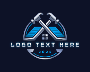 Construction - Hammer Roof Renovation logo design