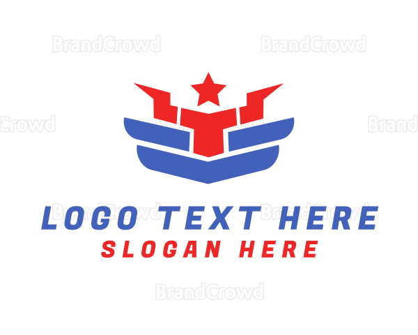 Star Horn Wings Logo