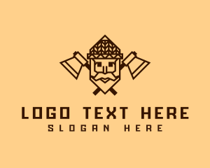 Timber - Old Man Woodwork logo design