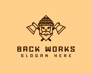 Old Man Woodwork logo design