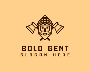 Old Man Woodwork logo design