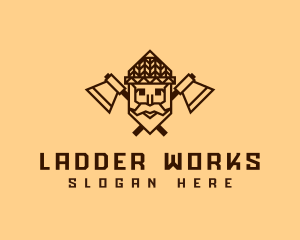 Old Man Woodwork logo design