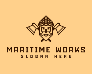 Old Man Woodwork logo design