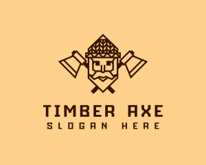 Old Man Woodwork logo design