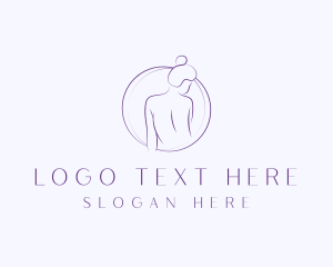 Sexy - Female Naked Goddess logo design