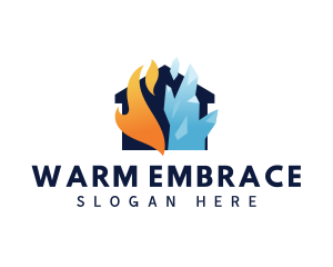 Warm Cold House logo design