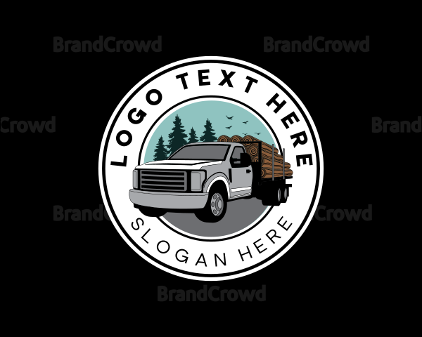 Forest Log Truck Logo