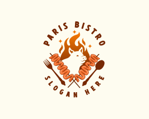 Filipino Pork Isaw logo design