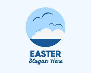 Horizon - Ocean Seagulls View logo design