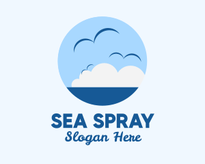 Ocean Seagulls View logo design