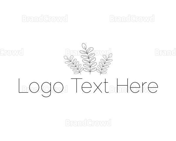 Minimalist Agriculture Garden Logo