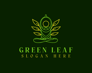 Yoga Leaf Wellness logo design