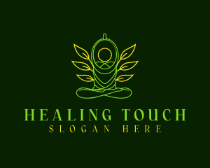 Yoga Leaf Wellness logo design