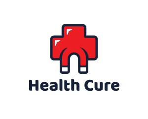 Medicine - Red Cross Medical Medicine Magnet logo design