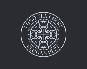 Preaching - Cross Christianity Fellowship logo design