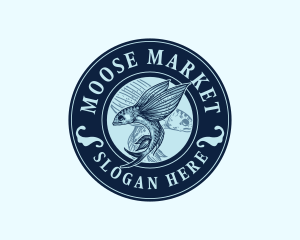 Flying Fish Market logo design