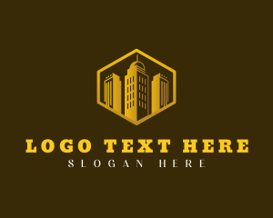 Building - Construction Skyscraper Building logo design