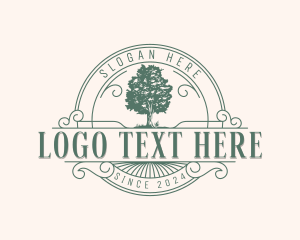 Eco Valley Tree Logo