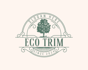 Eco Valley Oak Tree logo design