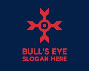 Bulls Eye Arrow logo design