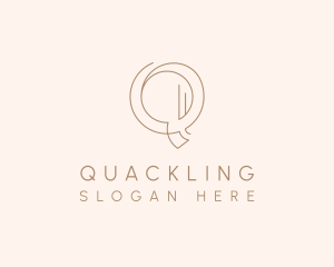 Elegant Letter Q Company logo design