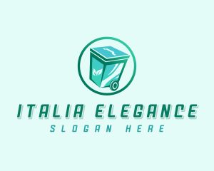 Biodegradable Trash Bin Logo