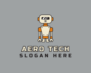 Robot Tech Droid logo design