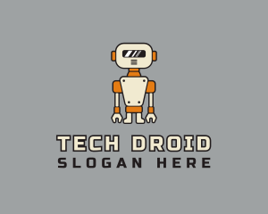 Droid - Robot Tech Droid logo design