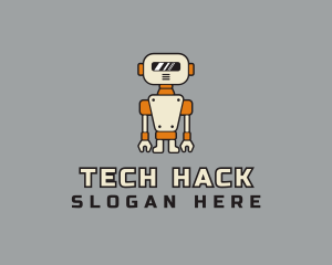 Robot Tech Droid logo design