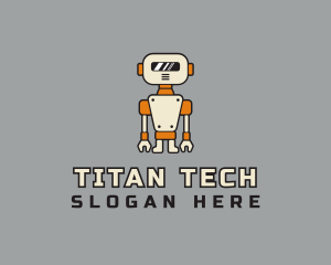 Robot Tech Droid logo design