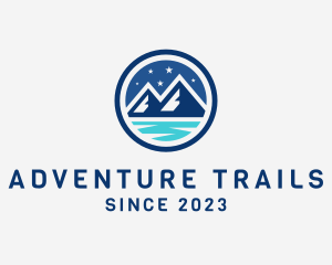 Night Mountain Adventure logo design