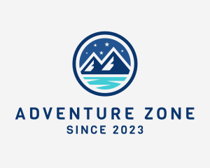 Night Mountain Adventure logo design